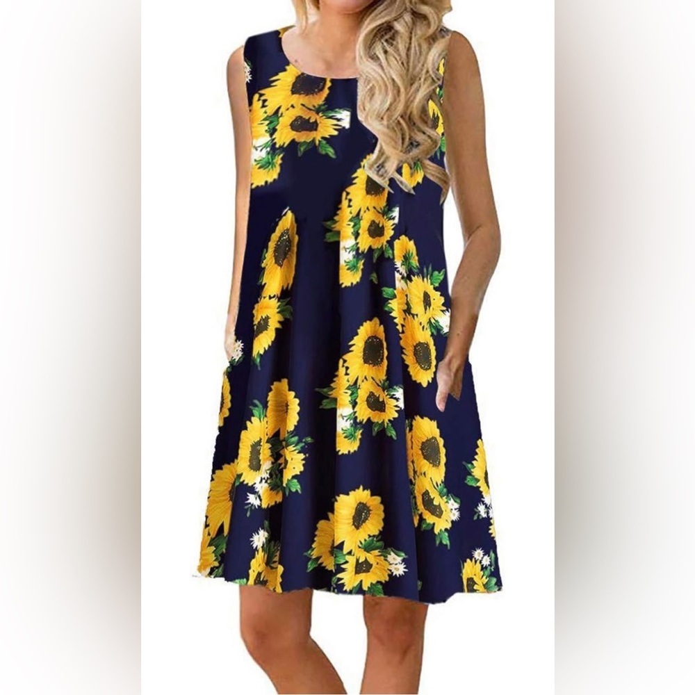 ANDUUNI Womens Summer Sleeveless Dress